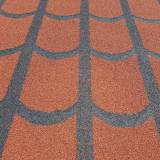 Palafelújító lemez vörös színű, kolostor mintázattal